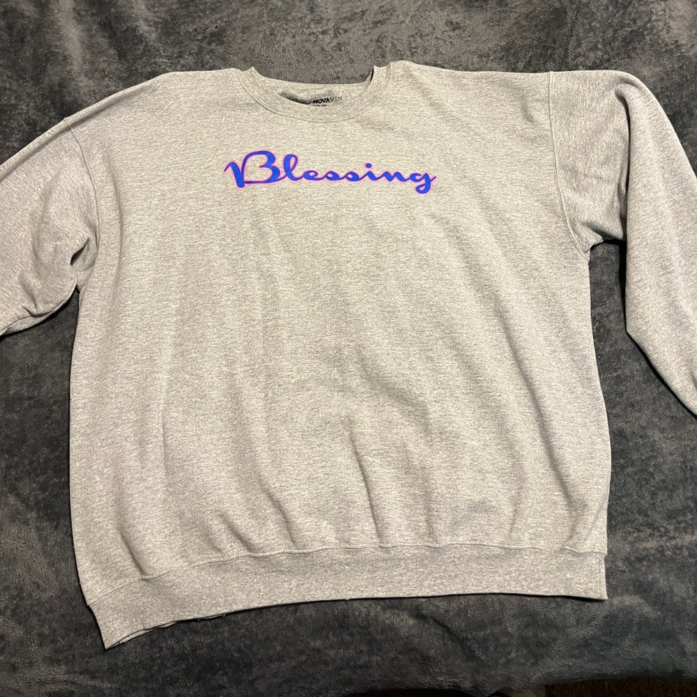 “Blessing” Graphic Sweatshirt 3x